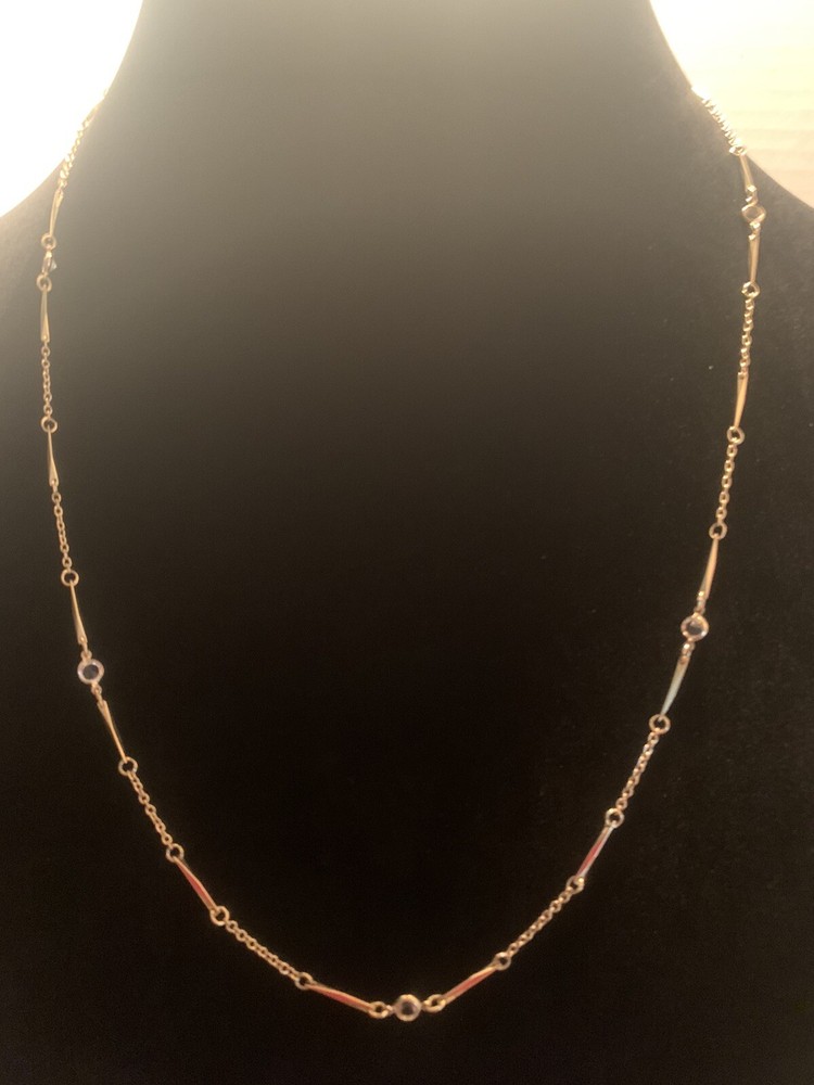 Lovely Avon Simulated Diamond Accent Necklace