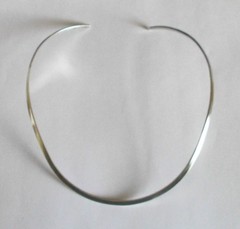 VINTAGE~TAXCO TH-96 Sterling Silver 925 COLLAR CHOKER Modernist NECKLACE~MEXICO