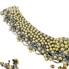 vtg beaded pieces from dresses w rhinestones pearls for crafts etc