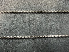 1.38g Vintage Sterling Silver 925 Chain Cable Link Necklace 18 in M