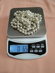 VINTAGE SIGNED GRAZIANO HAND KNOTTED FAUX PEARLS 61-64.5” CLASSY NECKLACE READ*