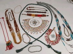 Vintage & Contemporary Lot Seed Bead Jewelry 17 Pieces (#300)