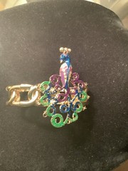 Betsey Johnson Morocco Adventure Peacock Bracelet Rare – 11