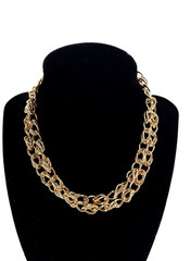 Vintage Monet Gold Tone Chunky Chain Necklace 30in Signed & Marked