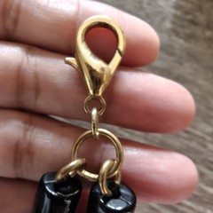 Statement necklace high quality Yellow and Black beads