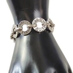 Vintage Cookie Lee Silver Tone Circle Bracelet Jewelry Women 2000’s