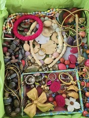 Beautiful Lot Of Estate Jewelry, Turquise, Teal & Green Many Signed