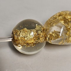 Vintage Sobral Necklace Metalique Gold Inclusions Modern Art To Wear