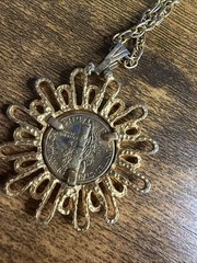 Mercury Dime 1941 Pendant Vintage Necklace