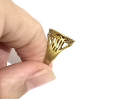 Vintage Ancient Bronze Antique Ring Rare Style Roman Old bronze Ring Extremely