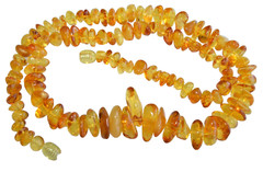 ✅54cm = 26gr RUSSIAN SOVIET BALTIC AMBER BEAD NECKLACE 琥珀 BRACELET STONE PENDANT