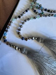 NICE LOT OF VINTAGE JEWELRY-HEART SCARF CLIP, 12K GOLD FILLED, GLASS BEADS &