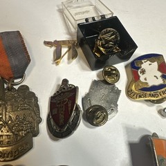 Military Lot Of 14 Misc. Themed Pins USA
