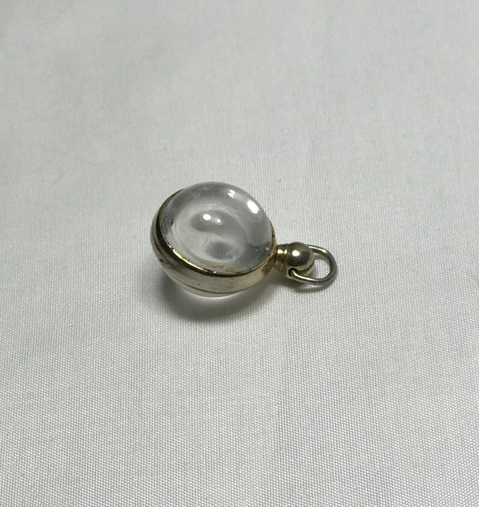 Antique Victorian Crystal Pools Of Light Clear Pendant
