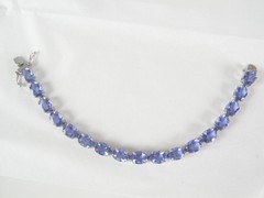 Sterling Silver 925 Treated Color Change Fluorite Tennis Bracelet Fits 7.5