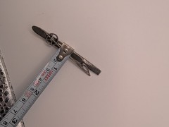 Vintage Beau Sterling Ski & Pole Pin Brooch Skier Gift Winter Sports Beaucraft