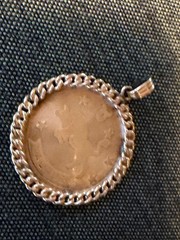 Vintage 3/4″ Solid 14kt Gold Pendant Taurus Zodiac Pendant NOS NOI 3.2g