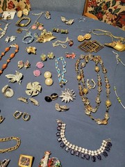 Vintage Costume Jewelry-6 lbs.-Weiss,Kramer,Monet,Coro,Trifari,Sterling,GF ETC.