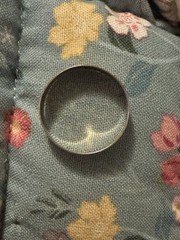 Victorian 10k Gold Engraved Wedding Band/Ring Circa 1900