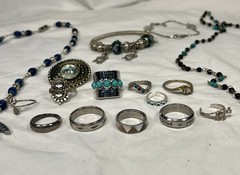 Vintage Costume Jewelry Mixed Loose Lot (Monet, Lia Sophia, etc.)