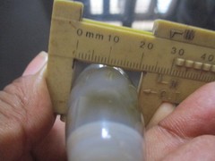 Sulamani Elongated Bead Agate Antique 52 * 21 mm, 41.61 Gms
