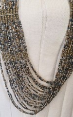 Multi Strand Bib Statement Necklace