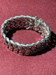 BRACELET – VINTAGE – STERLING SILVER 950 – MEN – WOMEN – 158.76 GRAMS- LINK