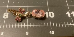 Kirk’s Folly USA Dragonfly Dangle Earrings 1 3/4” Long