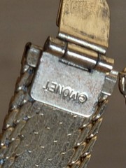 Vintage Signed Monet Gold Tone Bracelet With Safety Chain