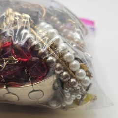 Bag Old Unsearched Jewelry Lot Vintage Estate Find Junk Drawer Aprox 4lb