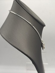Vintage Trifari Alfred Phillipe Silver Tone Rhinestone Necklace Choker Flowers