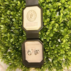 Juicy Couture Vintage Y2K Faux Diamond Earrings New In Box YJRU4433 MSRP $48