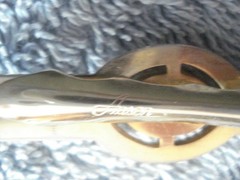 LOT OF 2 PAIR OF GOLD-TONED & GEMSTONE SIGNED CUFFLINKS &TIE BAR(AVON & HAYWARD)