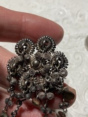 J Tostrup 830 Silver Solje Wedding Brooch Pin Victorian Antique Norway