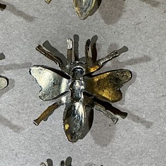 Group Of 8 Vintage Gold Finished Wasp/Bee Jewelry Pieces As Is INV-AT08