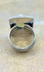 Vintage Nicky Butler Lemon Quartz RAJ Limited Addition Retired Ring Size 8
