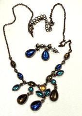 AVON SAQ NRT SHB NECKLACE EARRING BRACELET PEARL TURQUOISE RUBY HEART LOT NEW LN