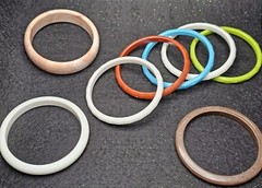 Vintage (1 Bakelite!) 8 Piece Lot Assort Bangle Bracelets Multi Variety Costume