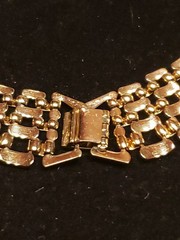 Vintage 5 Row Panther Link Women’s Necklace!!! Stunning Statement Piece!!!