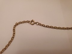 Vintage Gold-Tone Articulated Owl Pendant Necklace Featuring Dangling Black Eyes