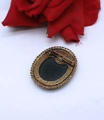 Vintage USA Liberty Bell American Patriotic Pin Brooch CAT CHARITY