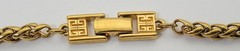 Stunning Givenchy Gold Tone 5mm Wheat Link Chain Signature 4 “G” Logo Clasp 24″