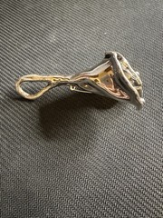 Vintage Sterling Silver 925 Electrofrm Double Calla Lily Brooch/Pin, 3.5in Long