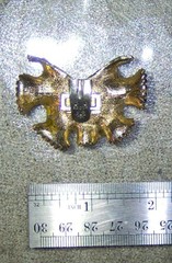 Vintage S.G. D’OR Dress or Shoe Clip On gold tone Flower or Leaf