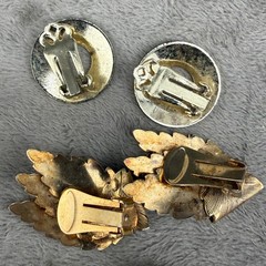Vintage Clip On Earrings lot of 9 Every Day Wear