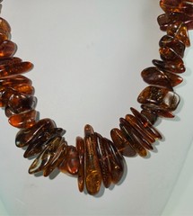 Baltic Amber Freeform Bead Necklace