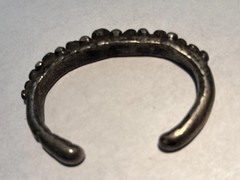East Timor Antique 2” Baby/Child Bracelet Metal Alloy Unique
