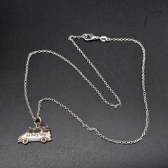 Mom’s Taxi Sterling Silver Pendant Necklace Mother’s Day