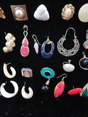 Vintage “Single” Earring/ Crafting Lot of over 65. 13 Signed 1.2lbs