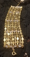 BIJOUXMG, Vintage Rhinestone Bracelet, 1950s